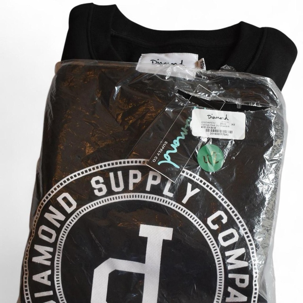 Diamond Supply Co. Black Crewneck Sweatshirt Women’s XS - Picture 5 of 6